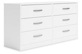 Flannia White Dresser