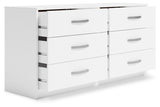 Flannia White Dresser