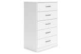 Flannia White Chest of Drawers