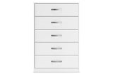 Flannia White Chest of Drawers