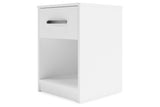 Flannia White Nightstand