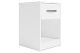 Flannia White Nightstand