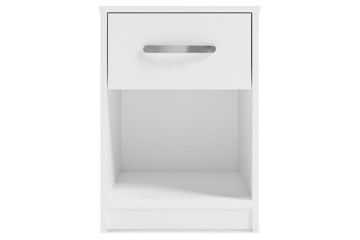 Flannia White Nightstand