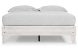 Shawburn Whitewash Queen Platform Bed