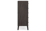 Piperton Two-tone Brown/Black Chest of Drawers