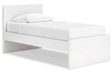 Onita White Twin Panel Platform Bed