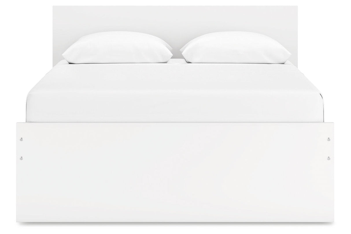 Onita White Queen Platform Bed