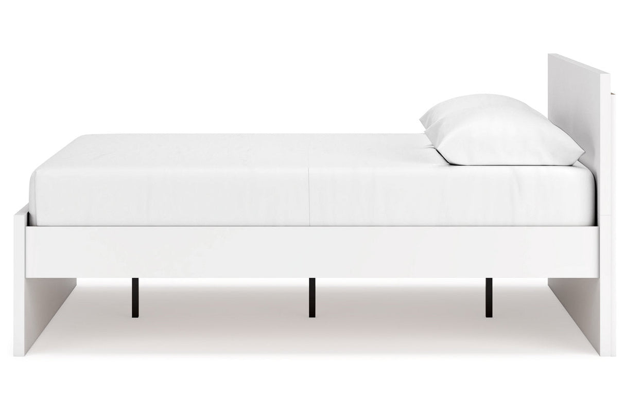 Onita White Queen Platform Bed