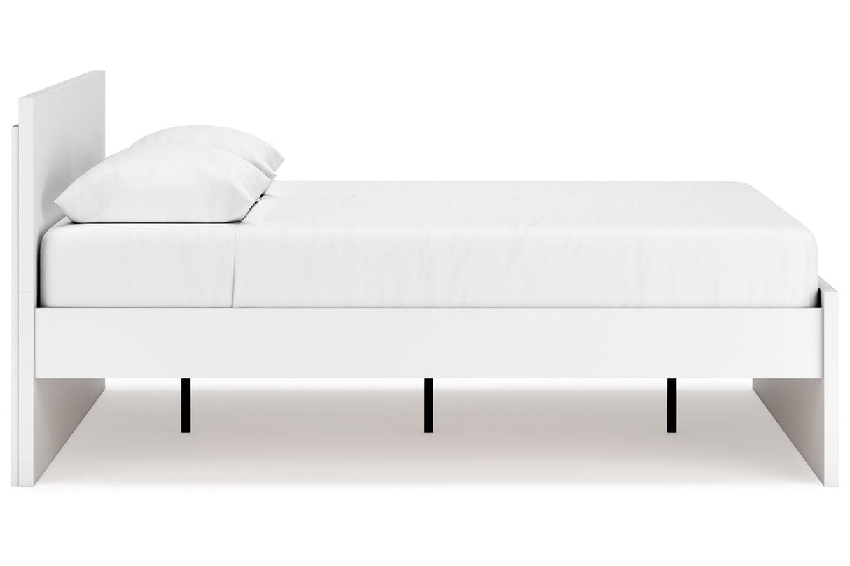 Onita White Queen Platform Bed