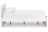 Onita White Queen Platform Bed