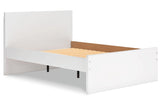 Onita White Full Panel Platform Bed