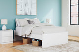 Onita White Full Platform Bed