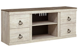 Willowton Whitewash 60" TV Stand