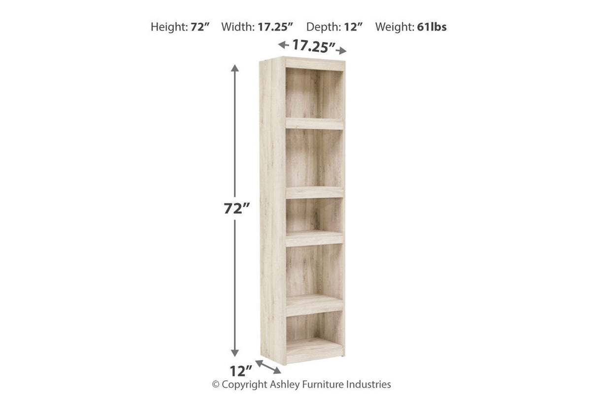 Bellaby Whitewash 4-Piece Entertainment Center