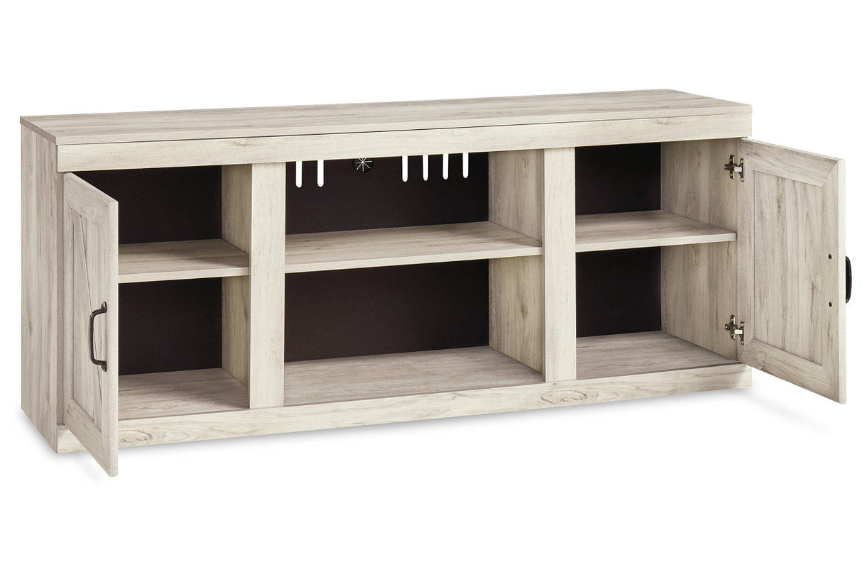 Bellaby Whitewash 4-Piece Entertainment Center