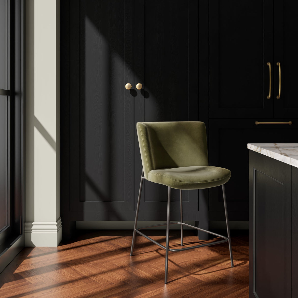 Early Green Counter Stool by Moe's Home at Eve Furniture