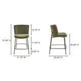 Early Green Counter Stool by Moe's Home at Eve Furniture
