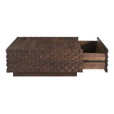 Easton Brown Storage Coffee Table by Moe's Home at Eve Furniture