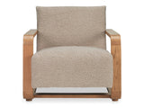 Eckersley Beige Lounge Chair by Moe's Home at Eve Furniture
