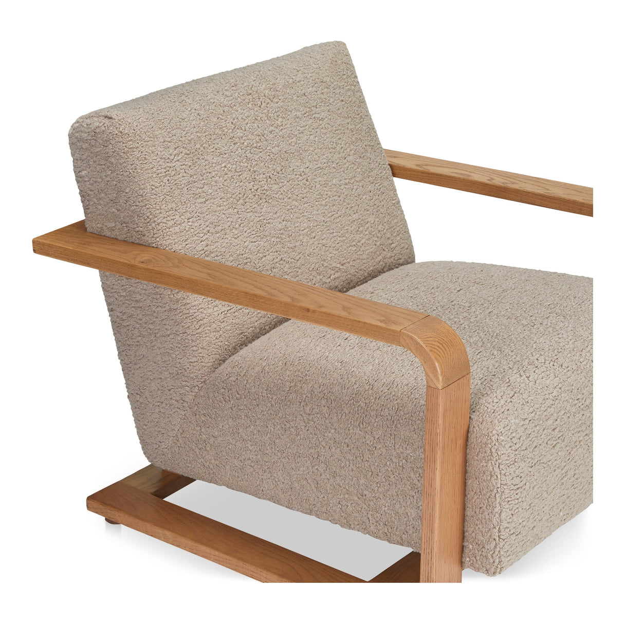 Eckersley Beige Lounge Chair by Moe's Home at Eve Furniture