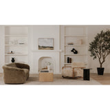 Eckersley Cream Lounge Chair by Moe's Home at Eve Furniture