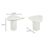 Eden Ivory Accent Table by Moe's Home at Eve Furniture