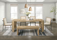 Edenbridge Oak Dining Table by Furniture of America at Eve Furniture