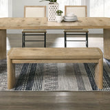 Edenbridge Oak Bench by Furniture of America at Eve Furniture