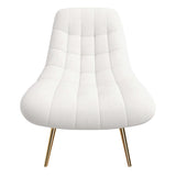 Aubrey French Boucle Lounge Chair by Ashcroft Imports at Eve Furniture