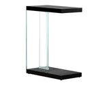 Elaina Chair Side End Table, Glossy Black by Steve Silver at Eve Furniture
