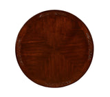 Elana Brown Cherry 5 Pc Round Dining Table Set by Furniture of America at Eve Furniture