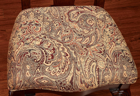 Elana Brown Cherry 5 Pc Round Dining Table Set by Furniture of America at Eve Furniture