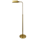 Elara Floor Lamp Gold outer and White inner by Ashcroft Imports at Eve Furniture
