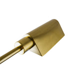 Elara Floor Lamp Gold outer and White inner by Ashcroft Imports at Eve Furniture