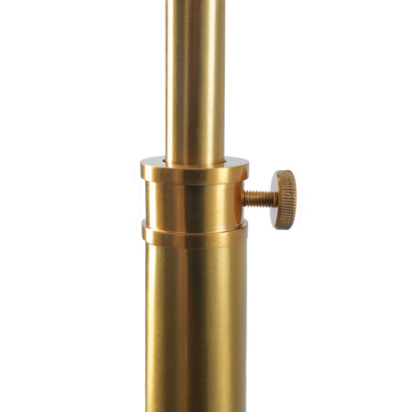 Elara Floor Lamp Gold outer and White inner by Ashcroft Imports at Eve Furniture