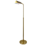 Elara Floor Lamp Gold outer and White inner by Ashcroft Imports at Eve Furniture