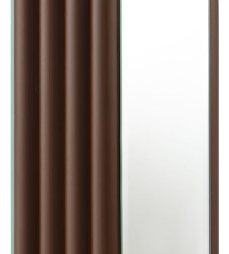 Elena Brown 67-inch Square Tapered Mirrored Floor Lamp by Coaster at Eve Furniture