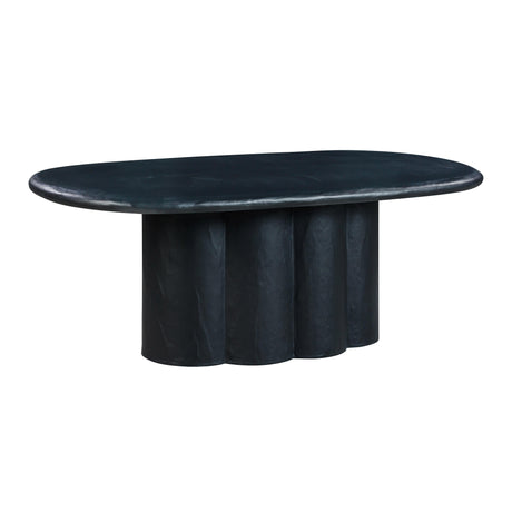 Elika Faux Plaster Indoor / Outdoor 80" Oval Dining Table by TOV Furniture at Eve Furniture