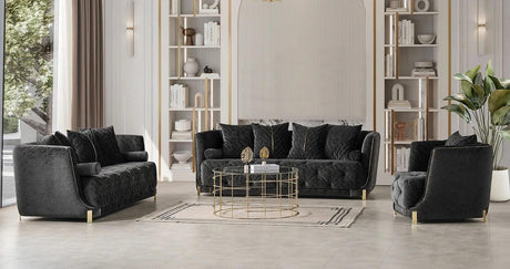Elit Charcoal Living Room Set by New Era Innovations at Eve Furniture