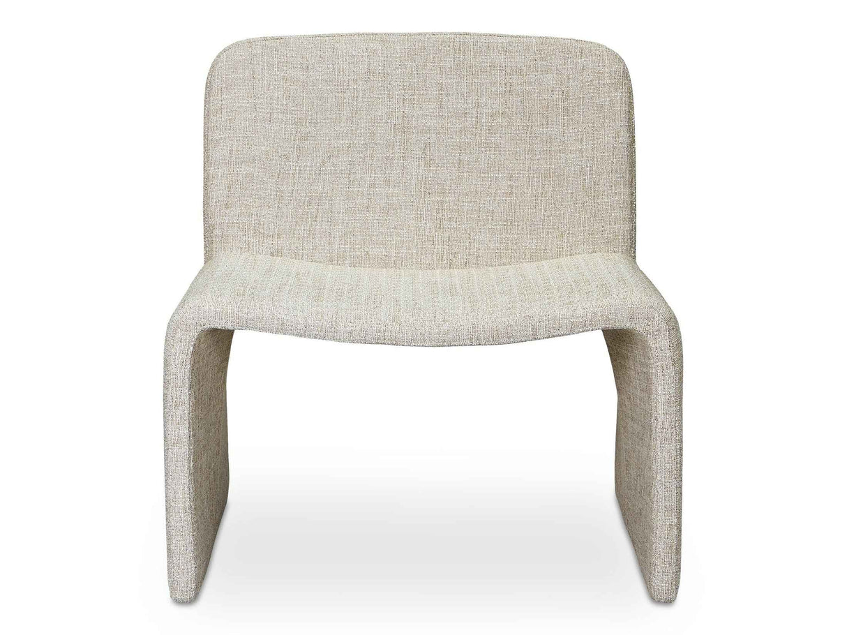 Ella Beige Accent Chair by Moe's Home at Eve Furniture