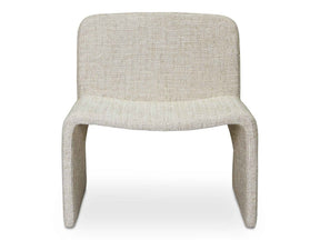 Ella Beige Accent Chair by Moe's Home at Eve Furniture