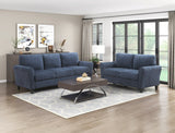 Ellery Navy Loveseat by Homelegance at Eve Furniture