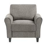 Ellery Pewter Chair by Homelegance at Eve Furniture