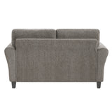 Ellery Pewter Loveseat by Homelegance at Eve Furniture