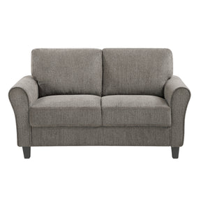 Ellery Pewter Loveseat by Homelegance at Eve Furniture