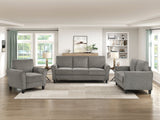 Ellery Pewter Sofa by Homelegance at Eve Furniture