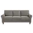 Ellery Pewter Sofa by Homelegance at Eve Furniture