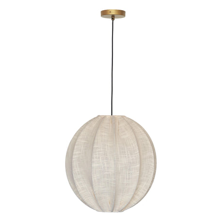 Elliana Off-White Pendant Lamp by TOV Furniture at Eve Furniture
