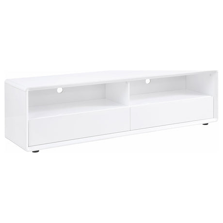 Ellice White TV Stand Media Console by Coaster at Eve Furniture