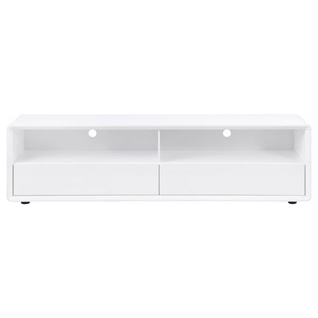 Ellice White TV Stand Media Console by Coaster at Eve Furniture